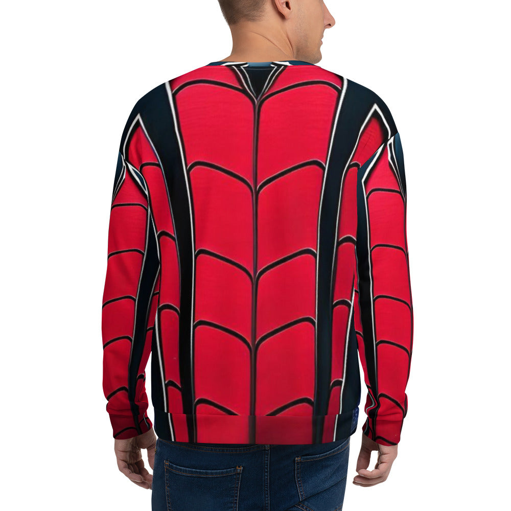 All-Over Printed Unisex Spiderman Sweatshirt โ Style Meets Comfort