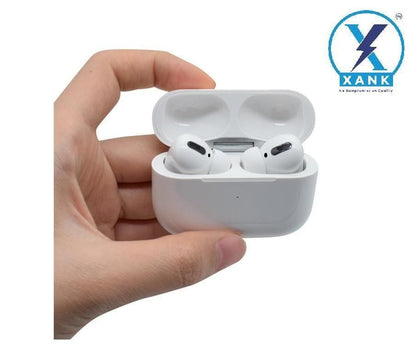 XANK Air-pods Pro with Wireless Charging Case and Sensor Enabled Bluetooth Headset (White)