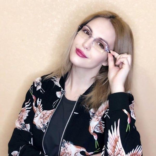 Power Anti-Blue Progressive Reading Glasses (+2.5) – Far and Near Dual-Use