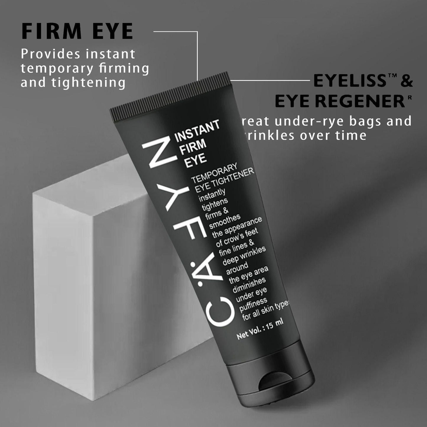 Instant Firmx Eye Bag Cream | Instant Firmx Eye Tightener | Fade Fine Lines and Tighten | 15 ML (Pack of 2)