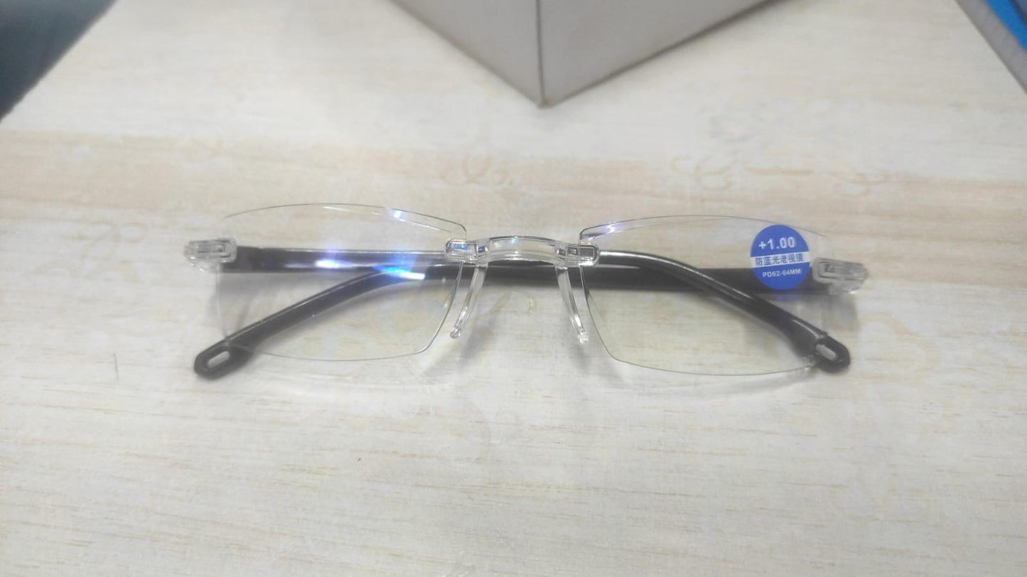 Power Anti-Blue Progressive Reading Glasses (+2.5) – Far and Near Dual-Use