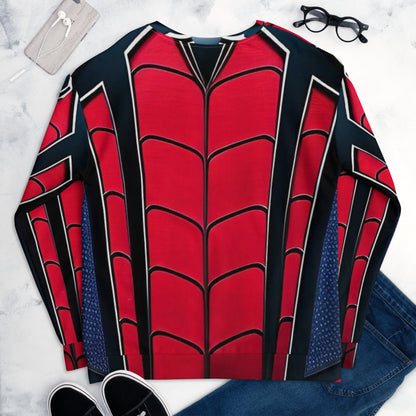 All-Over Printed Unisex Spiderman Sweatshirt – Style Meets Comfort
