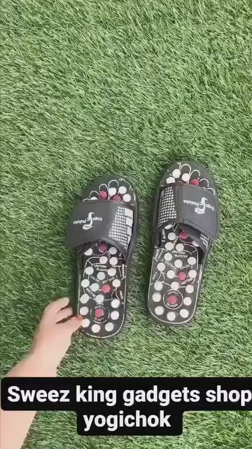 Acupressure and Magnetic Therapy Paduka Slippers - Full Body Blood Circulation For Men and Women